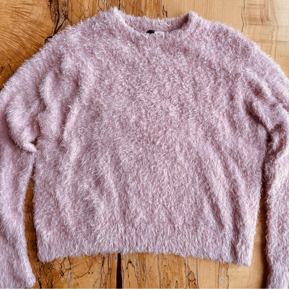 H&M Divided Cozy Pink Soft Fuzzy Sweater